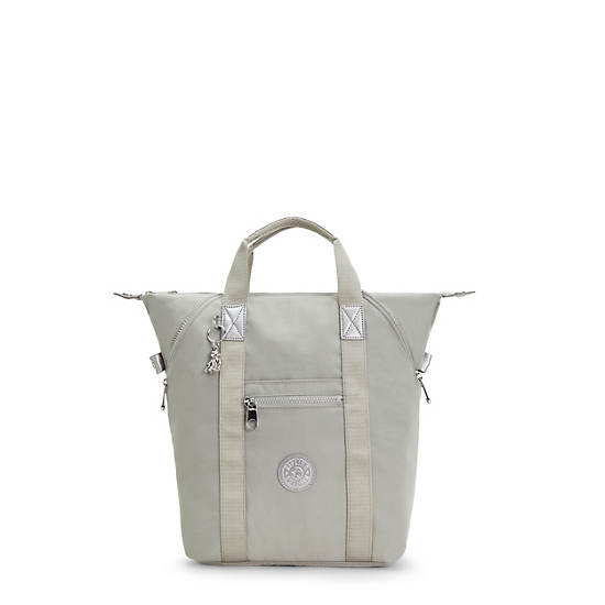 Kipling Art Tote Backpack Laptop Veske Grå | NO 1589XY